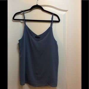 Light Blue Silk Cami Top